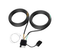 Oshhni Kit de Faisceau de câbles pour remorque, connecteur Plat, pièces de Rechange, Remplacement de connecteur Haute Performance à 4 Broches et 5 Fils pour, Pas de Tressé