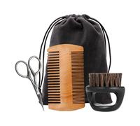 Oshhni Kit de Soins pour Barbe et pour Homme, Adoucissant, Revitalisant et Mini-ciseaux