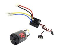 Oshhni Kit moteur à balais 540 pour voiture RC, pièces détachées haute performance professionnelles avec variateur électronique 60A, remplacement direct pour, 21t