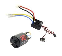 Oshhni Kit moteur à balais 540 pour voiture RC, pièces détachées haute performance professionnelles avec variateur électronique 60A, remplacement direct pour, 35t