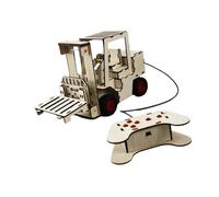 Oshhni Kits d'expériences scientifiques à faire soi-même, petites inventions, chariot élévateur télécommandé, jouets éducatifs à faire soi-même pour