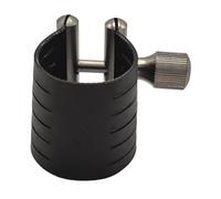 Oshhni Ligature de saxophone en cuir PU, anneau de serrage pour bec de, saxophone basse, amateur de musique, étudiant, 7.8 Cm X 7.2 Cm X