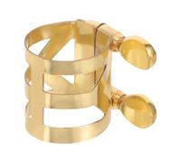 Oshhni Ligature pour bec de saxophone alto, attache de ligature pour saxophone, pièces professionnelles, clip en métal pour professionnels et débutants
