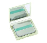 Oshhni Lingettes absorbantes pour le visage, soin de la peau, beauté, maquillage, cadeau pour hommes et femmes, résistantes, indispensables, avec miroir, 100, Vert