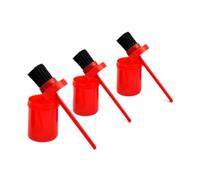 Oshhni Lot 3 brosses à pour Sabots Cheval, Outil Nettoyage Pratique et Multifonctionnel, léger et Facile à Utiliser avec Capuchon, Rouge