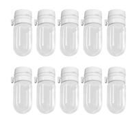 Oshhni Lot de 10 petits flacons compte-gouttes rechargeables de 2 ml, multifonctions, pour démaquillant, lotion tonique, capillaire et produits de