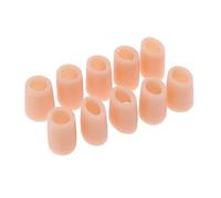 Oshhni Lot de 10 Protège-Orteils en Silicone, Bandages Rembourrés, Séparateurs D'orteils en Marteau, Peau, 1.8x1.8x1.1cm
