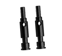 Oshhni Lot de 2 accessoires d'arbre de transmission pour fusée d'essieu, pièces de rechange professionnelles W269 robustes pour 1:10 2WD Series, Noir