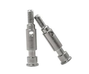 Oshhni Lot de 2 accessoires d'arbre de transmission pour fusée d'essieu, pièces de rechange professionnelles W269 robustes pour 1:10 2WD Series, Argent