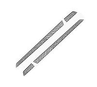Oshhni Lot de 2 Autocollants pour Voiture, élégant et Moderne, idéal comme Cadeau ou Autocollant latéral pour Camion, Camping. Facile à, Noir