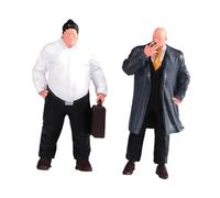 Oshhni Lot de 2 figurines miniatures de voleurs de rue à l'échelle 1:64, en résine, pour jeux de rôle et projets miniatures, réseaux ferroviaires.
