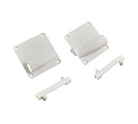 Oshhni Lot de 2 plaques de protection pour servo, pièces de rechange, blanches, accessoires pour avions RC à voilure fixe