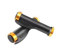 Oshhni Lot de 2 poignées de Guidon de vélo Confortables de 22,2 mm de diamètre, pour et vélo de Route. Accessoires de Conduite, Or