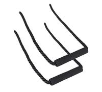 Oshhni Lot de 2 poignées de Rechange en Nylon Noir pour glacières de 45 L/65 L, légères et Multifonctions, avec poignée en éponge