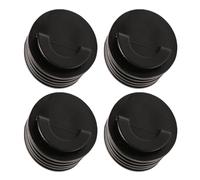 Oshhni Lot de 4 Bouchons de vidange pour Kayak, canoë, Barque ou Bateau. Installation Facile et Robuste. Couleur : Noir, S