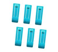 Oshhni Lot de 6 Clips pour ailerons de Planche de Surf, légers et faciles à Utiliser, pour l'extérieur, pour Hommes et Femmes, Pinces Multifonctions, Bleu