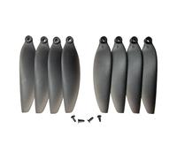 Oshhni Lot de 8 hélices de rechange pour drone K918, 5,8 cm, installation facile, haute dureté, pièces de rechange portables, Translucide