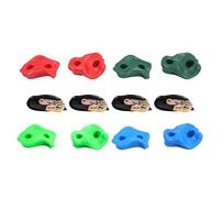 Oshhni Lot de 8 Supports d'escalade pour Enfants, Jouets, poignées murales, Mains et Pieds, Supports pour, 4 Sangles à Cliquet