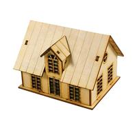 Oshhni Maison Miniature à l'échelle 1:64 ou 1:60, Collection Non Peinte, Construction à Faire soi-même, scène architecturale pour Cadeau de Vacances, Style F