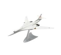 Oshhni Maquette d'avion de Chasse TU160 à l'échelle 1/200, Jouet réaliste de Collection, modèle réduit en métal pour la décoration d'étagères et