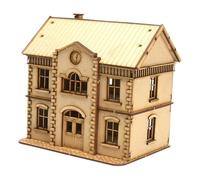 Oshhni Maquette de maison miniature européenne au 1/72, à monter soi-même, facile à assembler et à faire à la main. Jouet de loisir. Modèle