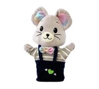 Oshhni Marionnette à Main en Peluche en Forme de Souris, Jouet éducatif, Animal en Peluche, Chat, Gant de Lutte pour Jeu de rôle, Cadeaux de fête, Chaton,