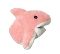 Oshhni Marionnette à Main pour Enfants, Jouet Animal en Forme de Gant, Jeu de rôle, marionnette Requin en Peluche, Cadeau d'anniversaire idéal pour Les, Rose