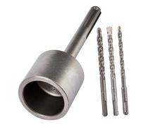 Oshhni Marteau de perçage rotatif à tige en T, outil robuste avec tête de 5 cm de diamètre et forets pour l'industrie, le génie civil et les