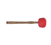 Oshhni Marteau pour Bol Chantant Accessoire Bouddhiste Bâton Percussion Poignée En Bois Tête Feutrée Fonction Son Apaisant Convient Méditation Détente, Rouge