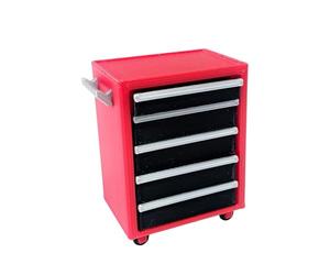 Oshhni Meuble de garage miniature compact à tiroirs, accessoire de scène de réparation automobile, échelle 1/18. Modèle réduit artisanal.