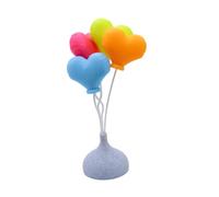 Oshhni Mini décorations de ballons, accessoires légers, ornements colorés en forme de cœur, piliers de ballons pour dioramas, mises en scène et maisons de