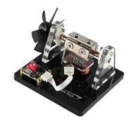 Oshhni Mini moteur sans balais à monter soi-même, 5 V, 3000 tr/min, à intégrée, idéal pour la décoration de la chambre, de la maison ou du bureau, avec Pagaie