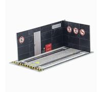Oshhni Miniature / 24 Modèle de Garage/Parking Miniature en PVC, Diorama, écurie, pour Exposition, Décoration de Table, Cadeau de Collectionneur, K