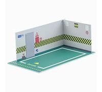 Oshhni Miniature / 24 Modèle de Garage/Parking Miniature en PVC, Diorama, écurie, pour Exposition, Décoration de Table, Cadeau de Collectionneur, H