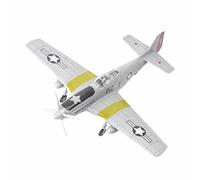 Oshhni Miniature Avion Modèle Avion Puzzle 4d Kit Assemblage Maquette Classique Plastique Simulation Réaliste Militaire Adapté Bureau Maison, Light Gray