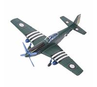 Oshhni Miniature Avion Modèle Avion Puzzle 4d Kit Assemblage Maquette Classique Plastique Simulation Réaliste Militaire Adapté Bureau Maison, Green