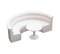 Oshhni Mobilier miniature pour maison de poupée à l'échelle 1/50, mini-ornements, décors réalistes pour micro-, accessoires photo et architecture, Canapé