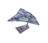 Oshhni Modèle d'avion de Chasse J36 à l'échelle 1/144, Simulation d'avion Souvenir avec Base d'exposition, modèle de Chasse d'attaque