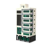 Oshhni Modèle de bâtiment Urbain Miniature, modèle de scène, échelle 1/150 N, Architecture, réalisme, Diorama, aménagement de pour, Jaune