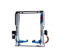 Oshhni Modèle réduit de pont élévateur à double colonne à l'échelle 1/64, objet de collection original et réaliste pour la réparation de voitures, idéal, Deluxe Blanc A01