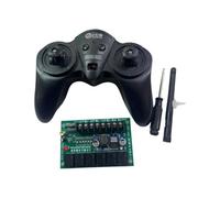 Oshhni Module Récepteur sans Fil Contrôleur RC Télécommande Radio Commande 2.4G 6CH Fonctions Multiples en Plastique Compatible pour Voitures Télécommandées, Une