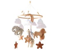 Oshhni Ornement mobile de berceau de bébé, hochets Montessori pour nouveau-né, accessoires photo adorables pour enfants en bas âge