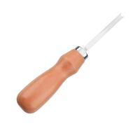Oshhni Outil de biseautage pour bords en cuir avec poignée ergonomique Outil de travail du cuir Facile à utiliser Bricolage Artisanat Coupe-bordures, 4mm