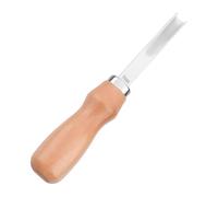 Oshhni Outil de biseautage pour bords en cuir avec poignée ergonomique Outil de travail du cuir Facile à utiliser Bricolage Artisanat Coupe-bordures, 8mm