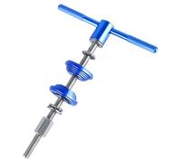 Oshhni Outil de Boîtier de Pédalier Extracteur de Jeu de Direction Installeur de Roulement et Démonte-Cuvette avec Tige en Acier Adapté pour La Maintenance, Bleu