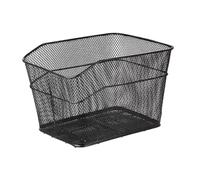 Oshhni Panier arrière de vélo Noir, Facile à Installer, en métal, pour Accessoires de Cyclisme, Rangement de Bagages pour Les, l'équitation et