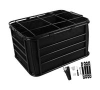 Oshhni Panier arrière de vélo, Porte-Bagages Pratique et Robuste, supportant Une Importante, Panier de Transport pour Chien, idéal pour la randonnée, avec Doublure, 44cmx34cmx25cm