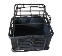 Oshhni Panier arrière pour vélo avec Sac Transport pour Chien, Facile à Installer et Robuste, avec Couvercle, idéal pour Transporter des Courses à vélo, avec Doublure