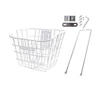 Oshhni Panier Avant de vélo, Organisateur d'articles Divers, Rangement de Bagages de Grande capacité, Panier Avant de vélo pour vélo de Route, vélo de, Blanc