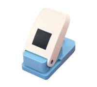 Oshhni Perforatrice à papier, perforatrice manuelle pour cartes et décorations, portable, idéale pour les loisirs créatifs, les enfants et les adultes, CarrÉ